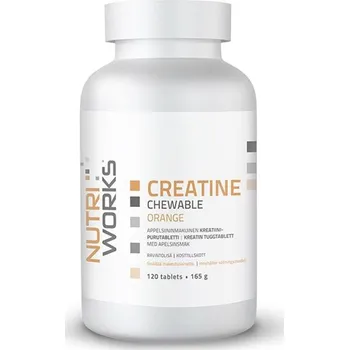 Kreatin NutriWorks Creatine Chewable 120 žvýkacích tablet