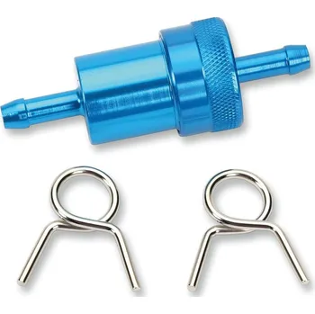 Palivový systém pro motocykl PLYNOVÝ FILTR MODRÝ 1/4 14-34471