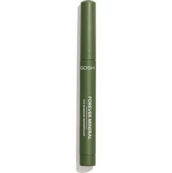 Oční stíny GOSH Forever Mineral Eyeshadow Waterproof 019 Matt Olive Green 1,4 g