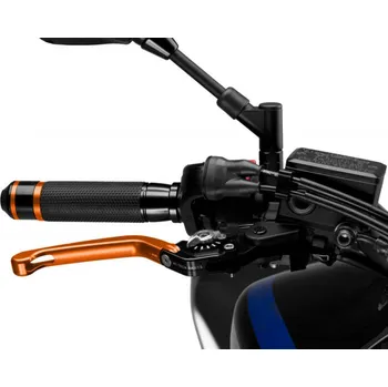 Motodíl Páčka brzdy bez adaptéru PUIG 3.0 110TP skládací oranžová/stříbrná 110TP