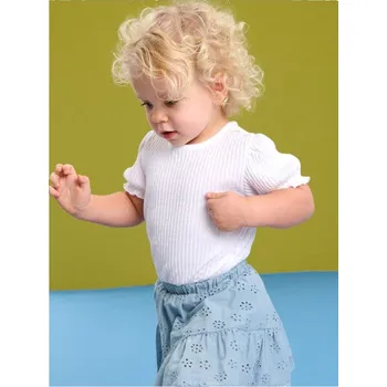 Oblečení a móda Sinsay - Bavlněné tričko - krémová - 735IB-01X - 735IB-01X-98