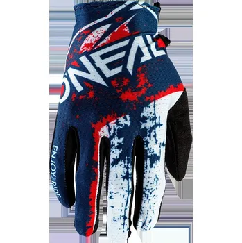 Moto rukavice Rukavice O´Neal Matrix IMPACT modrá/červená XXL 2H706301