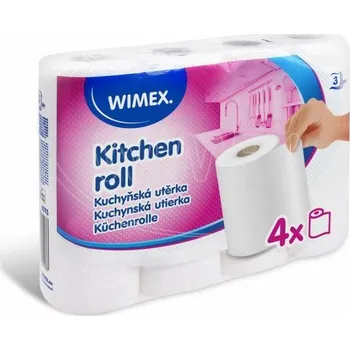 Kuchyňská utěrka (PAP FSC Mix) 3vrstvá O10,5cm x 11m 50 útržků [4 ks]