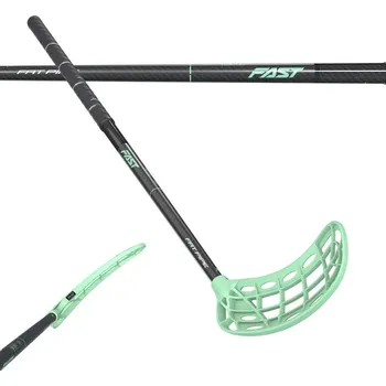 Hokejka FAT PIPE FLORBALOVÁ HŮL FAT PIPE FAST 27 JAB FH2 FRESH MINT LEVÁ 104cm ZELENÁ|ČERNÁ