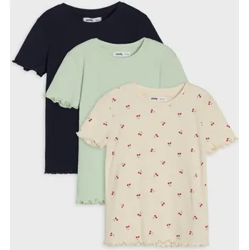 Oblečení a móda Sinsay - Bavlněná trička 3 pack - vícebarevná - 781IQ-MLC - 781IQ-MLC-98