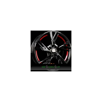 Auto-moto MAM MAM RS5 7,5x17 5x112 ET45.00 black painted red inside (bpri)