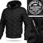 Pitbull pánská prošívaná bunda s kapucí Carver, velikost L