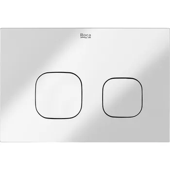 Splachovací tlačítko Splachovací tlačítko pro WC Roca Vitalle, stříbrné