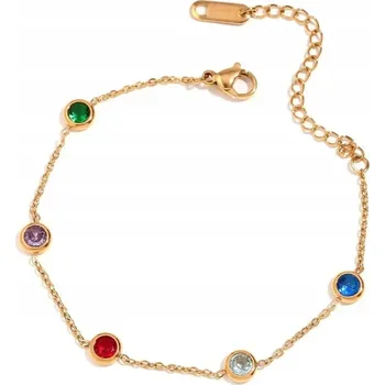 Náramek Náramek Emberly - Zlatá/Multi KP-34174