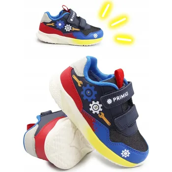 Chlapecké tenisky Jarní boty pro chlapce s LED prvky Primigi 1454011 velikost 29