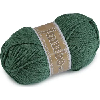 Příze JUMBO Pletací příze 100g - 47 (1132) šedozelená