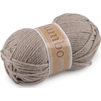Galanterie JUMBO Pletací příze 100g - 48 (910) šedobéžová
