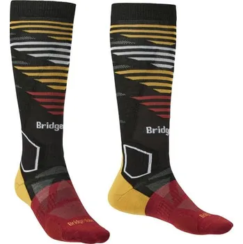 Bridgedale Lyžařské ponožky Ski LW - Pattern 2022/2023 Černá XL Unisex, Pánské