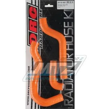Auto-moto Hadice chladiče DRC RADIATOR HOSE KIT - DRC D47-01-807 - KTM 65SX / 02-08 - oranžové (sada 3ks) KTM SX 65 2002-2008