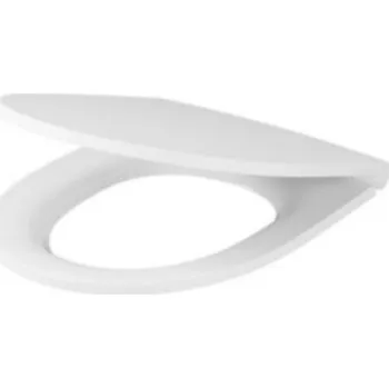 WC sedátko CERSANIT MODUO PLUS OVAL SLIM pomalu padající duroplast antibakteriální toaletní prkénko K98-0356