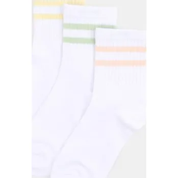 Dívčí oblečení Sinsay - Sada 3 párů ponožek - bílá - 777IG-00X - 777IG-00X-R31