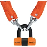 řetězový zámek na motocykl Heavy Duty, OXFORD (oranžový plášť, délka 1,5 m) LK145