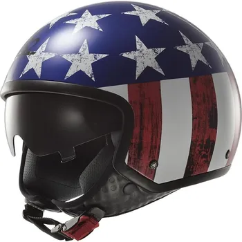 Motodoplněk LS2 OF561 WAVE RAW Blue-Red-White (305615026) (Velikost: S) 305615026