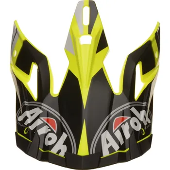 Helma na motorku náhradní kšilt pro přilby AVIATOR 2.2 Reflex, AIROH (bílá/černá/žlutá) 6491