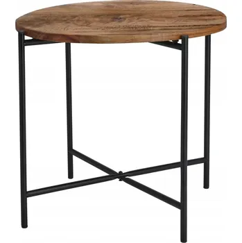 Konferenční stolek Konferenční stolek akátové dřevo METAL LOFT moderní 45×38×45 cm