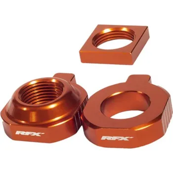 Nářadí na motocykly RFX Pro 2 bloky nastavení zadní nápravy (oranžové) - KTM SX85 FXAB5050099OR