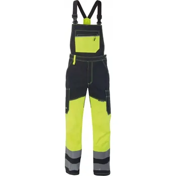 Pracovní obuv Reflexní pracovní zahradnické kalhoty s laclem, elastické 600V KEGEL-BŁAŻUSIAK 46