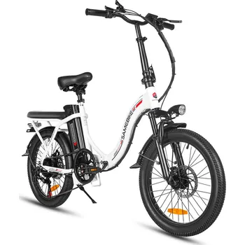 SAMEBIKE Skládací elektrokolo SAMEBIKE CY20, 20'' 36V 12Ah baterie BÍLÁ 2025