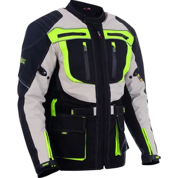 Moto bunda DAX ENDURO Black bunda, MaxDura/Dublan, s chrániči 2203-JKT-BG