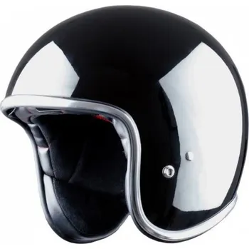 Motodoplněk Retro helma na moto ASTONE VINTAGE černá 2016 (Velikost: S) MCF_7362