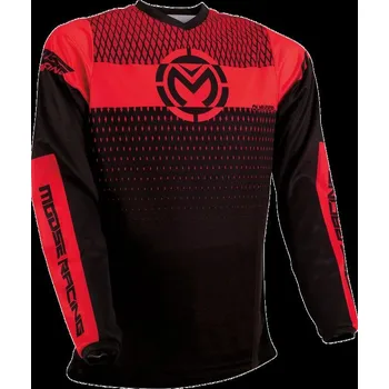 Moto dres MOOSE RACING SOFT-GOODS JRSY QUALIFIER BK/RD (2910-6262) (Velikost: M) 2910-6262