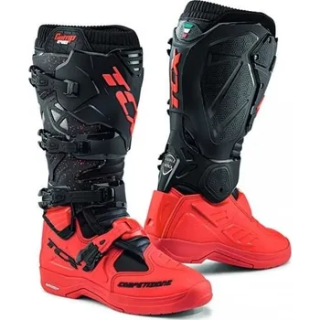 Moto obuv Moto boty TCX COMP EVO 2 MICHELIN černo/červené (Velikost: 46) MCF_15079