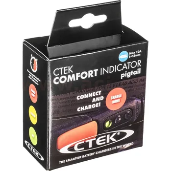 Auto-moto baterie CTEK komfort indikátor Pigtail s indikací stavu baterie 102063.01