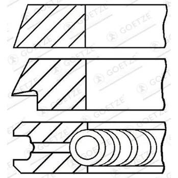 Autodíl Sada pístních kroužků GOETZE ENGINE GOE08-115900-00