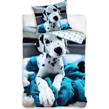 Povlečení BedTex Povlečení Pes Dalmatin Velikost: jednolůžko 140x200 + 70x90 cm