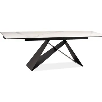 Jídelní stůl VESTIN jídelní stůl 180, bílá/černá