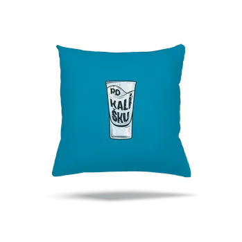 Polštář Bastard Po kalíšku polštář Blue Turquoise