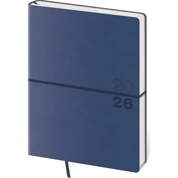 Diář Helma Flexio týdenní 2026, tmavě modrý, B6, 12 × 16,5 cm