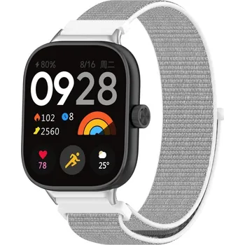 Ostatní příslušenství k chytrým hodinkám VSECHNONAMOBIL 86909 NYLON Vyměnitelný řemínek pro Xiaomi Redmi Watch 4 šedý