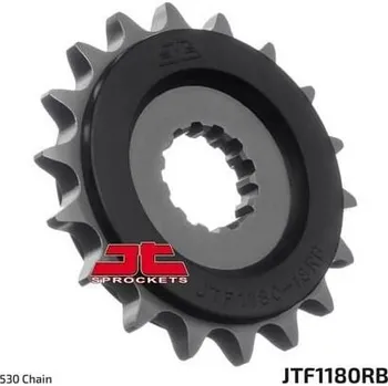 Řetězová sada pro motocykl Řetězové kolečko JT JTF 1180-17RB 17 zubů, 530 pogumované TRIUMPH Thunderbird 900 1995-2003
