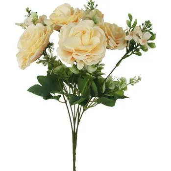 umělá květina Kytice pivoňky+ čemeřice X8172-35