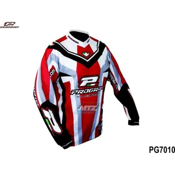 Moto dres Dres motokros PROGRIP 7010/11 - červený - velikost L PG7010/04-L