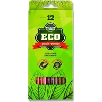 Set školních potřeb Kredki 2262 Eco 12 kolorów
