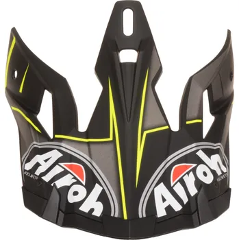 Helma na motorku náhradní kšilt pro přilby AVIATOR 2.2 Styling, AIROH (žlutá/černá/šedá) 6536