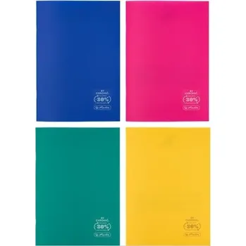 Set školních potřeb Zeszyt A5 ECO PP Colors FSC kratka 60 kartek Herlit 5 szt w opakowaniu