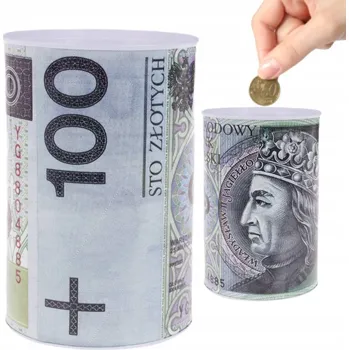 Pokladnička POKLADNIČKA PLECHOVÁ NA PENÍZE VELKÁ XXL