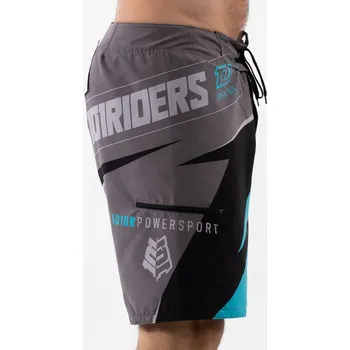 Moto kalhoty koupací šortky BOARDSHORTS, 101 RIDERS (černá/modrá, vel. M) (Velikost: M) 22009