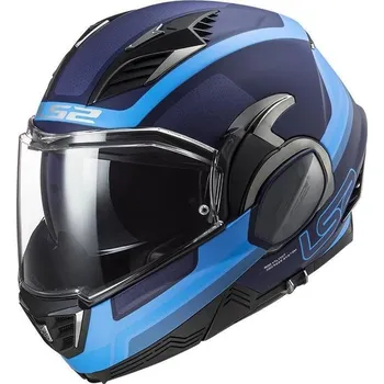 Helma na motorku LS2 FF900 VALIANT II ORBIT MATT BLUE (509002023) (Velikost: S) 509002023