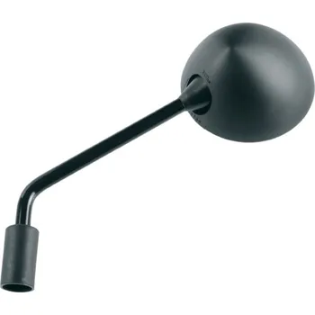 Zrcátko pro motocykl zpětné zrcátko plastové (průměr čepu 12 mm, průměr skla 110 mm) Q-TECH, L=P DERBI 659 660 Mulhacen 2007-2013