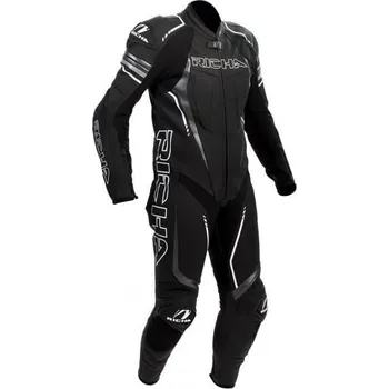 Moto kombinéza Moto kombinéza RICHA FRANCORCHAMPS jednodílná černá (Velikost: 52) MCF_11157