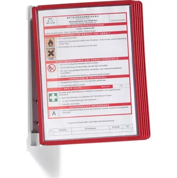 Kancelářský nábytek VARIO WALL 5 - Červené kapsy